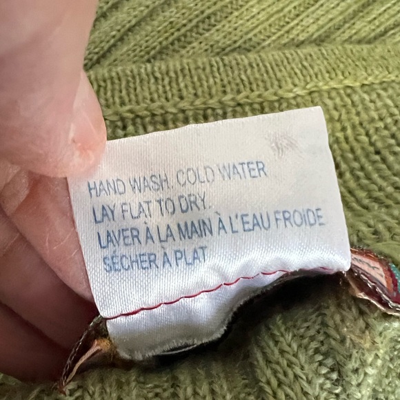 April Cornell Ribbed Button Front Midi Sweater/Dress - Picture 3 of 7